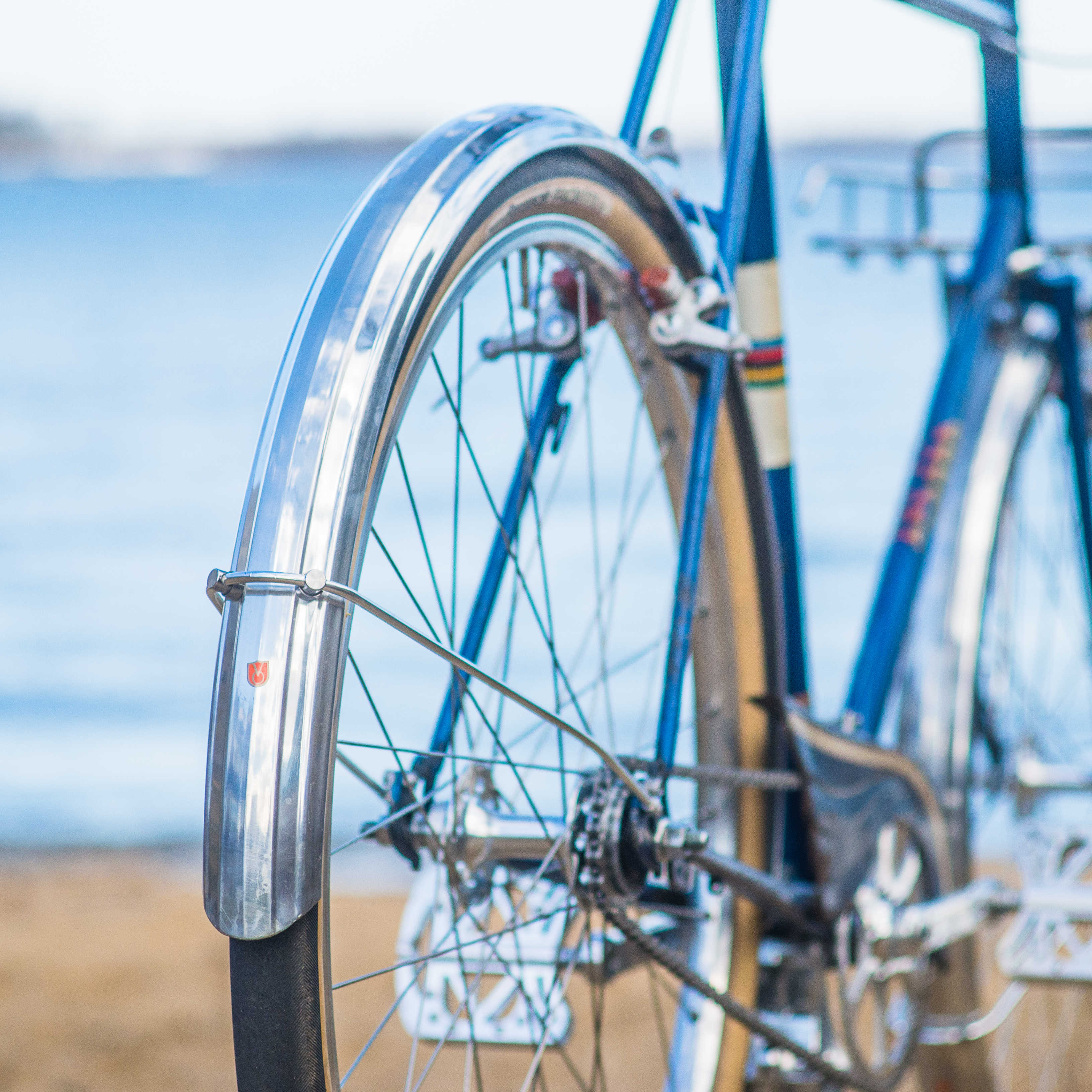 650b Zeppelin Fenders, 52mm - Silver and Noir - Image 3